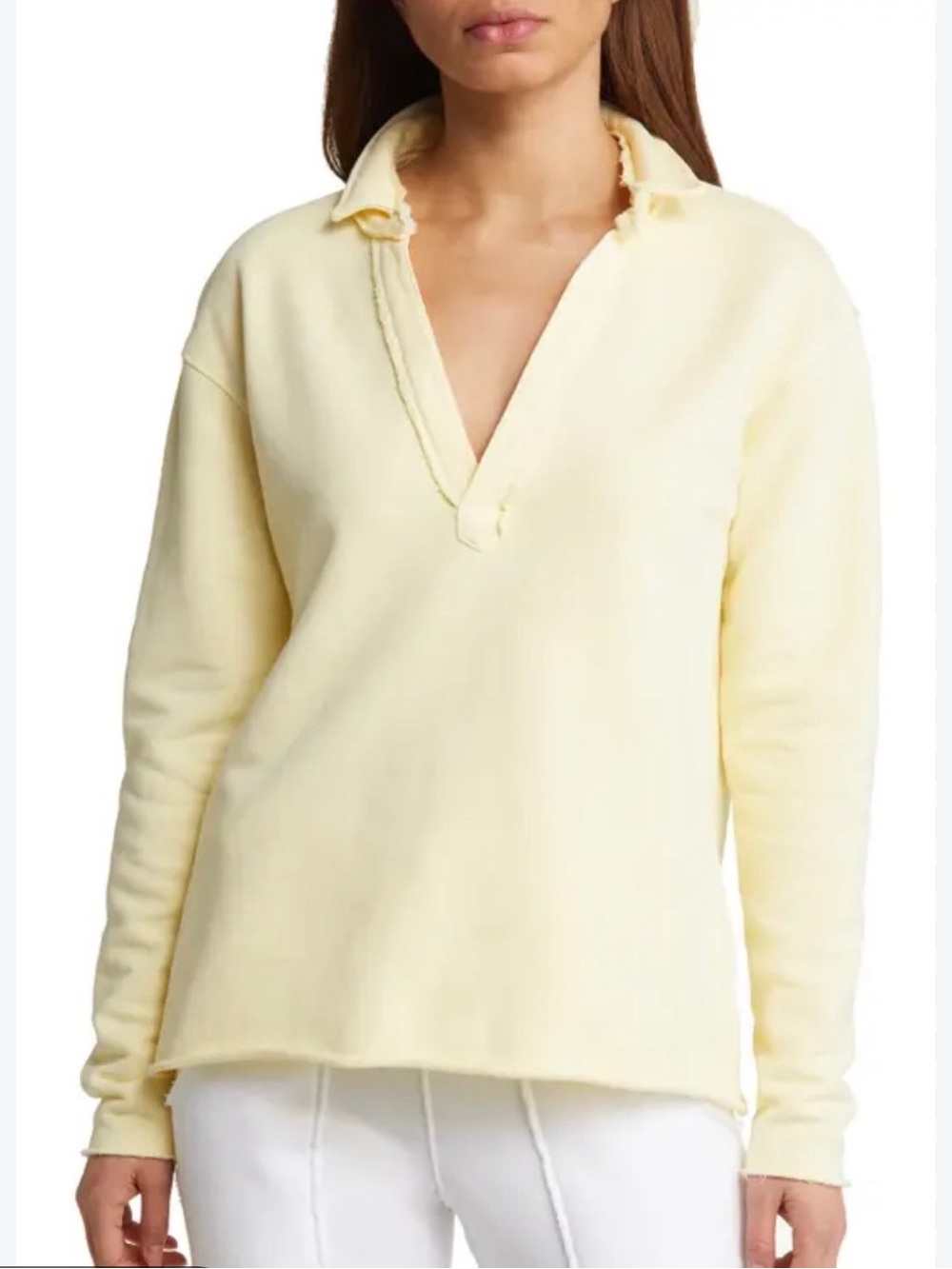 Frank & Eileen Patrick Triple Fleece Popover Henley Size Small